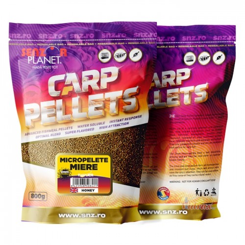 Пелети Carp Pellets Micropelete Miere (мед) 2 мм - 0.8 кг - Senzor Planet